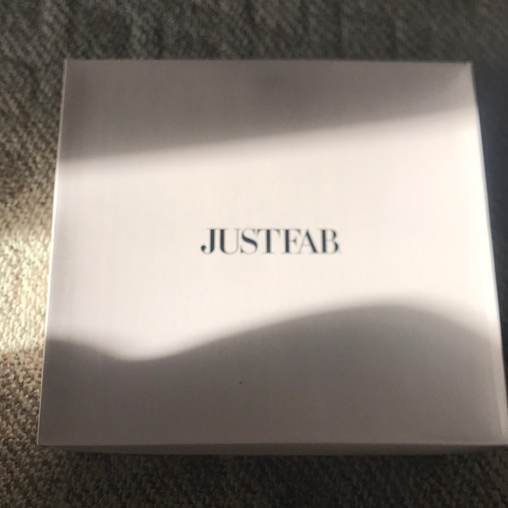 JustFab black quilted knee high boots size 8.5